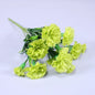 1 Bouquet Carnation,Outdoor UV Resistant No Fade Artificial Flower,Carnation Silk Forever Flowers for Home Party Wedding Decor