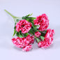 1 Bouquet Carnation,Outdoor UV Resistant No Fade Artificial Flower,Carnation Silk Forever Flowers for Home Party Wedding Decor