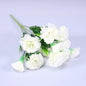 1 Bouquet Carnation,Outdoor UV Resistant No Fade Artificial Flower,Carnation Silk Forever Flowers for Home Party Wedding Decor