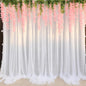 10ft X 10ft White Tulle Backdrop Curtain for Parites, Sheer Backdrop Curtains Fabric Drapes for Wedding Ceremony Arch Party Stage Decorations