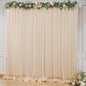 10ft X 10ft White Tulle Backdrop Curtain for Parites, Sheer Backdrop Curtains Fabric Drapes for Wedding Ceremony Arch Party Stage Decorations