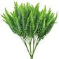 TETOU 4/8pcs Artificial Plants Fake Boston Fern Outdoor Greenery Hanging Ferns Wedding Garden Decor